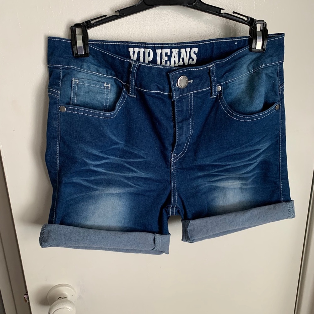 Denim shorts